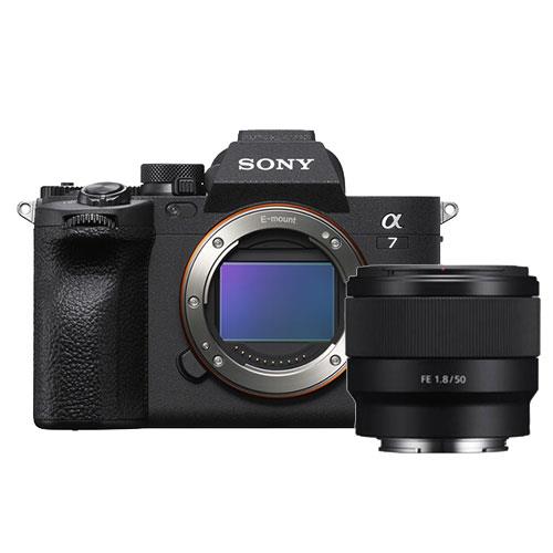 SONY A7IV BODY + FE50MM F1.8 Product Image (Primary)